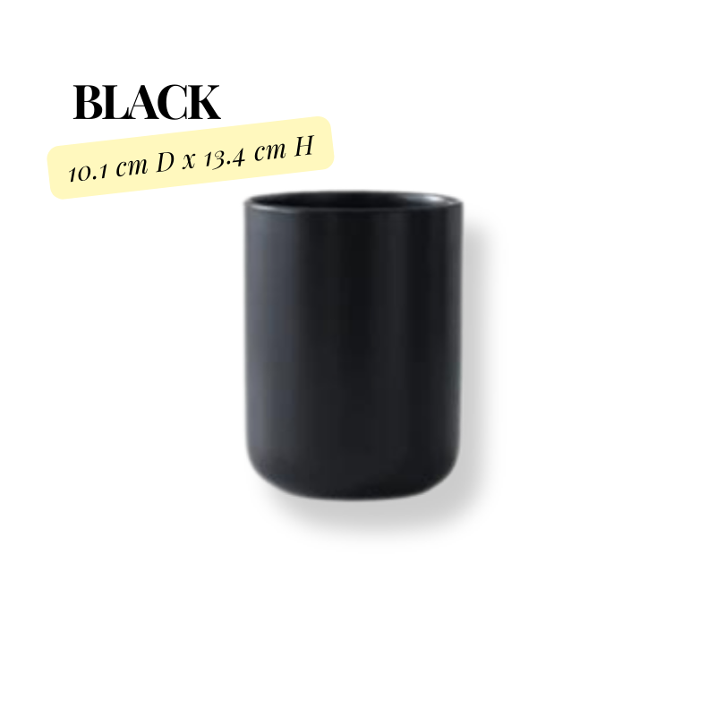 UTENSIL CROCK, CERAMIC