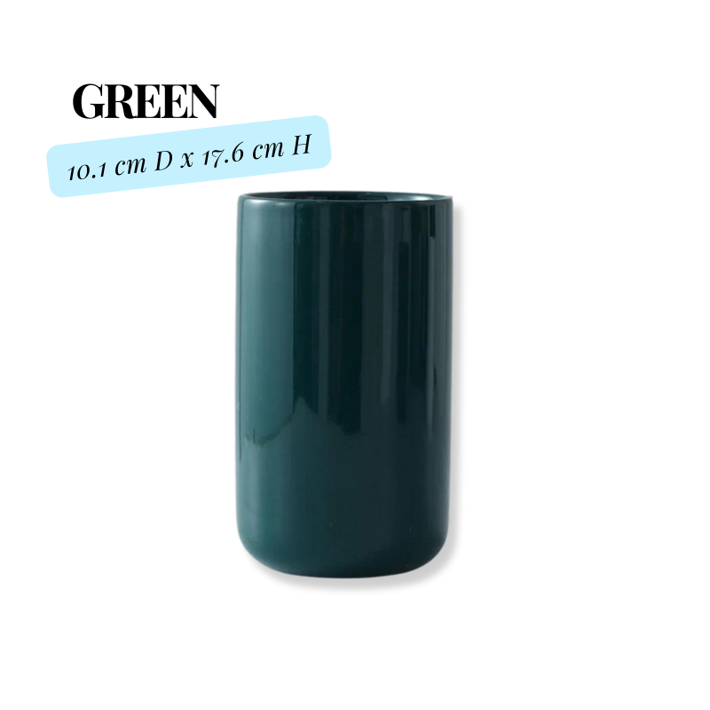 UTENSIL CROCK, CERAMIC