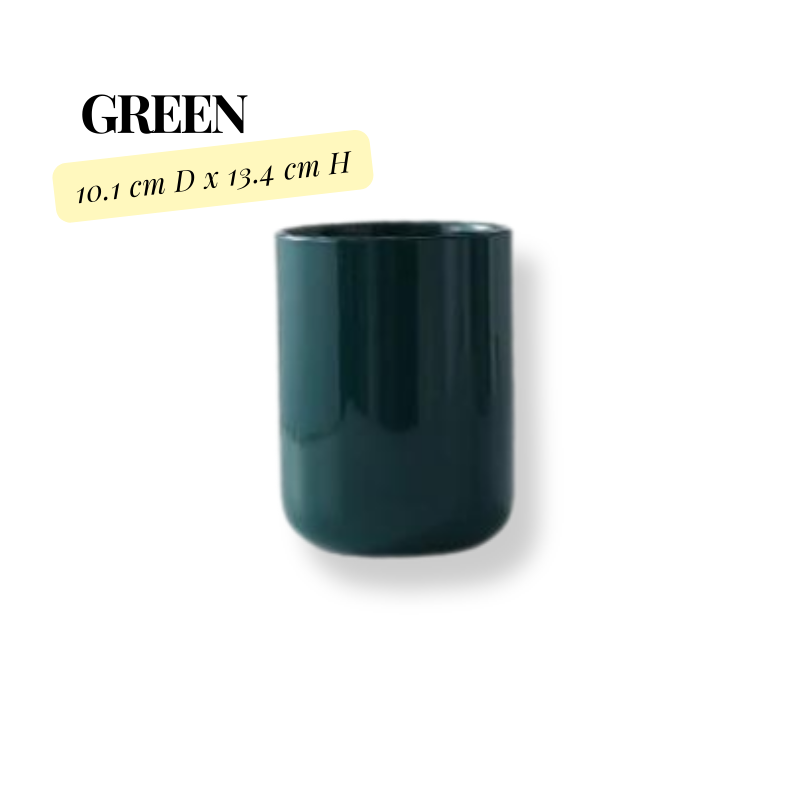 UTENSIL CROCK, CERAMIC