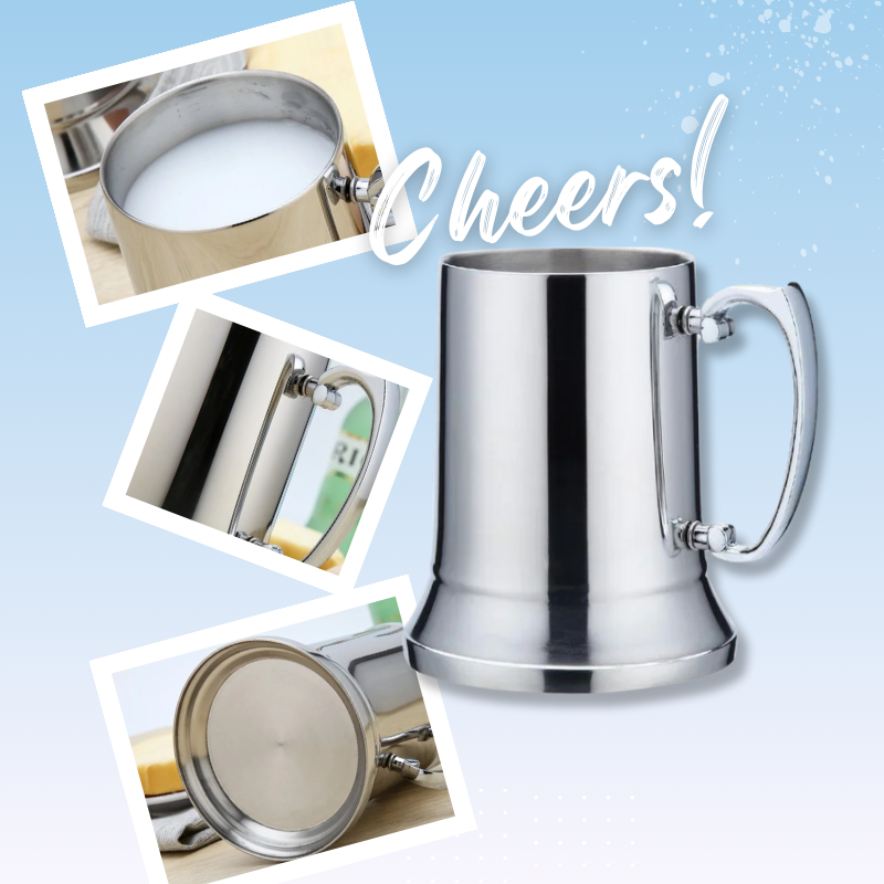 STAINLESS STEEL MUG, 450ML/15.2OZ
