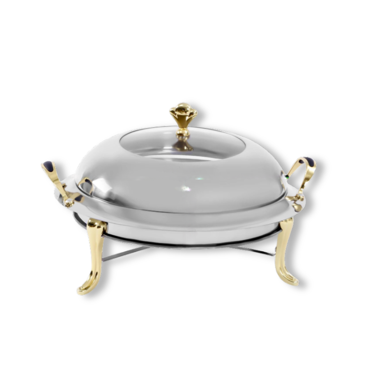 3L Round Stainless Steel Chafing Dish | Professional Grade Buffet Server