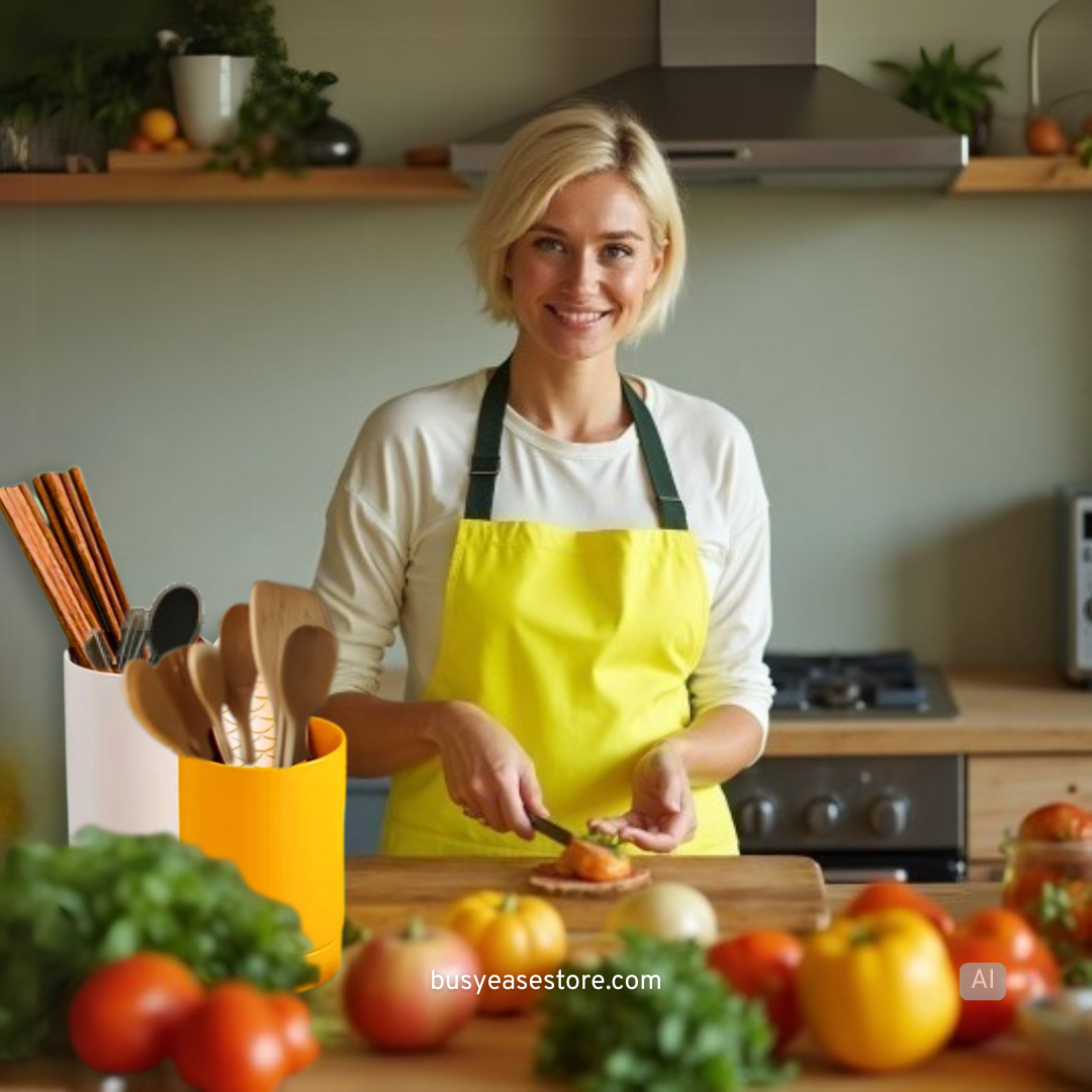 4.2" Ceramic Utensil Crock | Nordic Colorful Collection (Limited Edition)