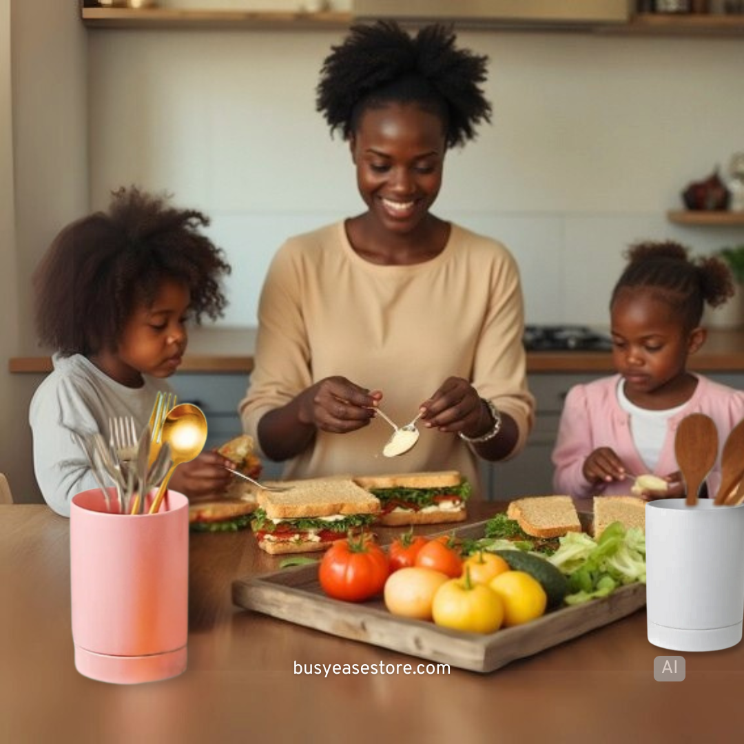 4.2" Ceramic Utensil Crock | Nordic Colorful Collection (Limited Edition)