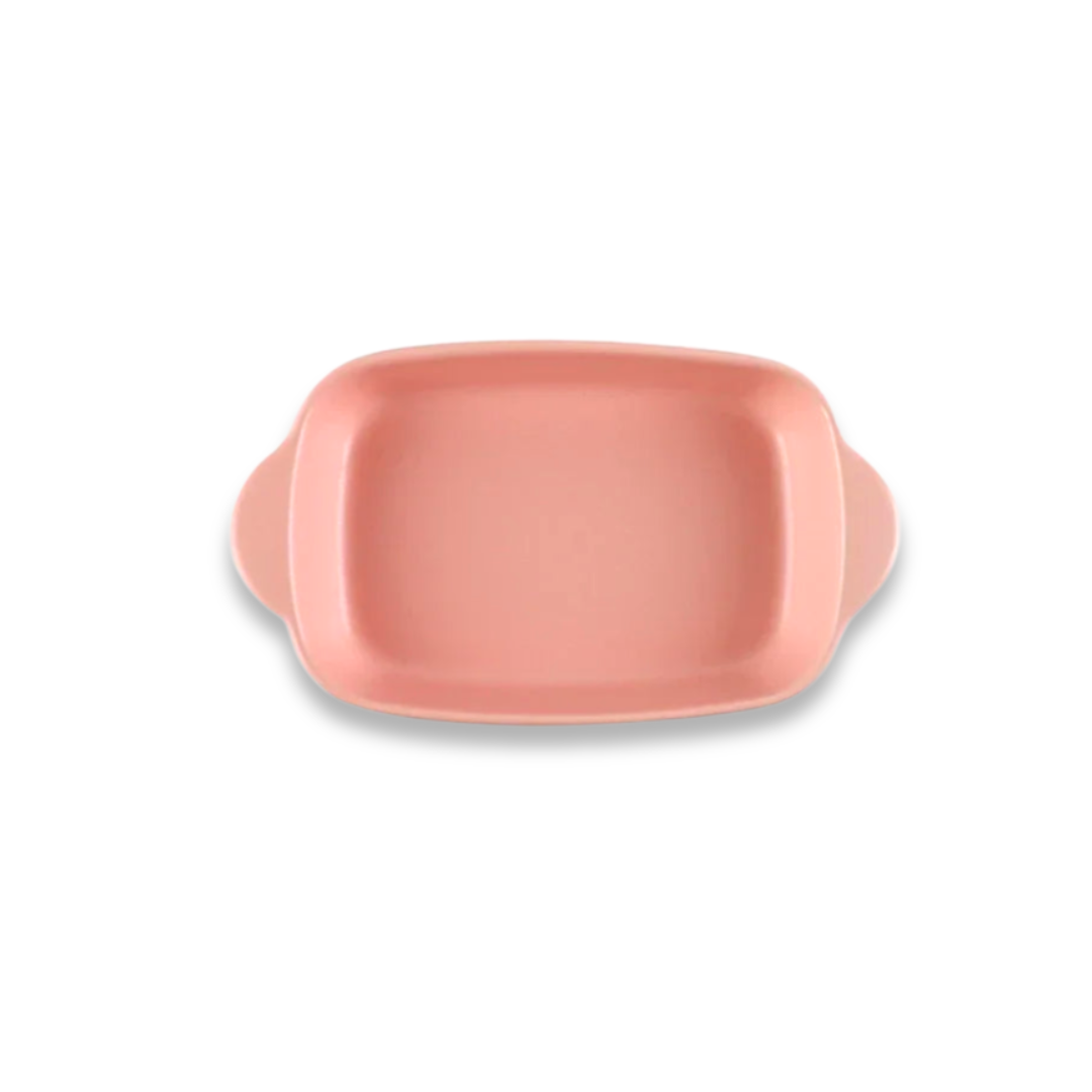 Colorful Ceramic Baking Dish | Rectangular, Dual Handles, Oven Safe