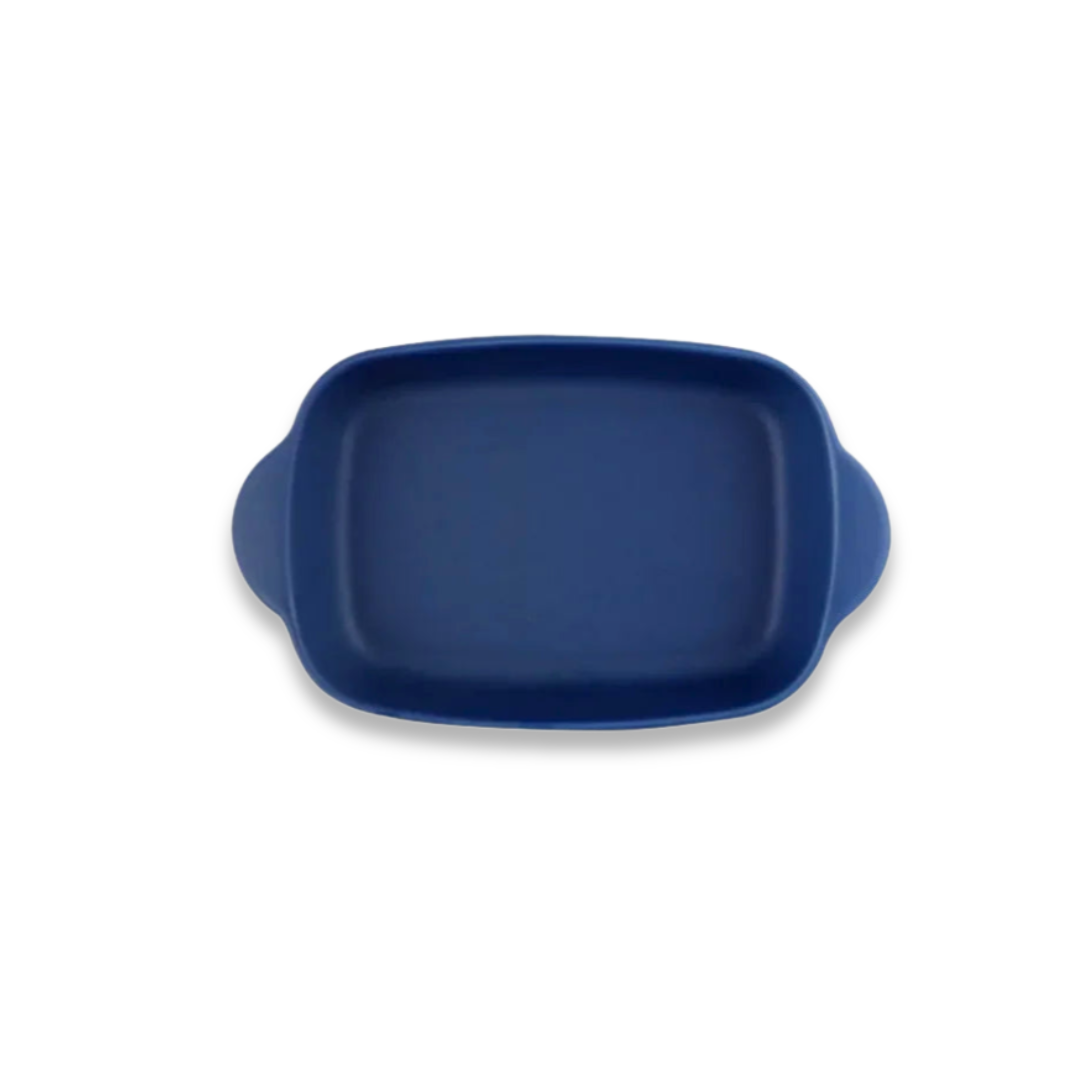 Colorful Ceramic Baking Dish | Rectangular, Dual Handles, Oven Safe