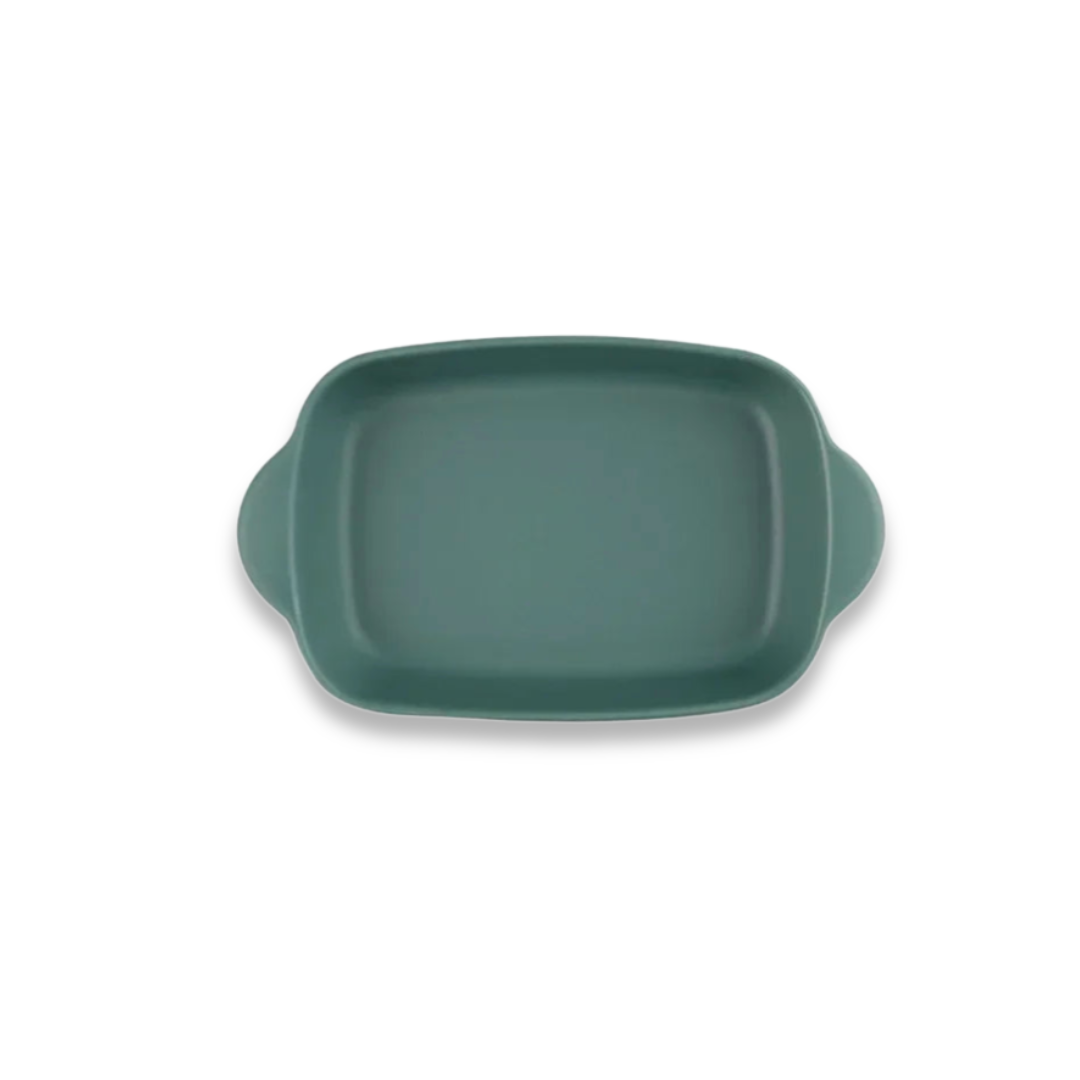 Colorful Ceramic Baking Dish | Rectangular, Dual Handles, Oven Safe