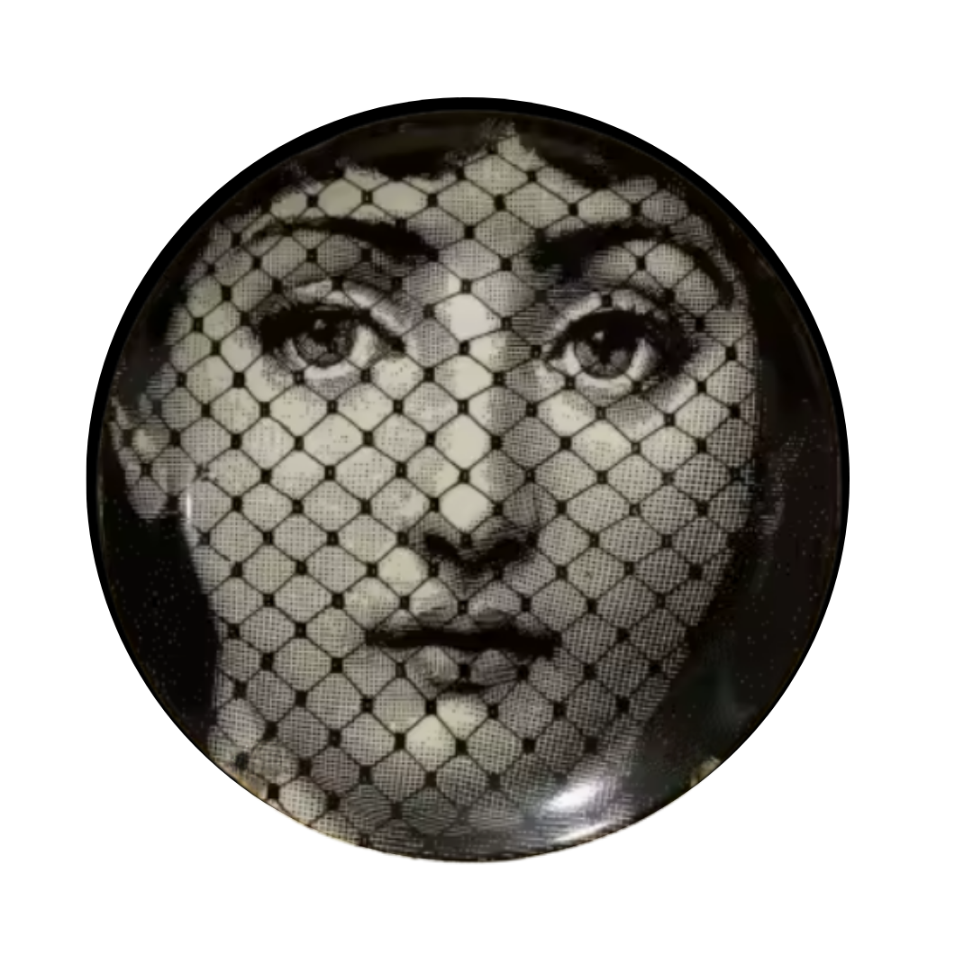 8" Ceramic Dinner Plates | Italian-Inspired Surreal Art for Table or Wall (Limited Edition)