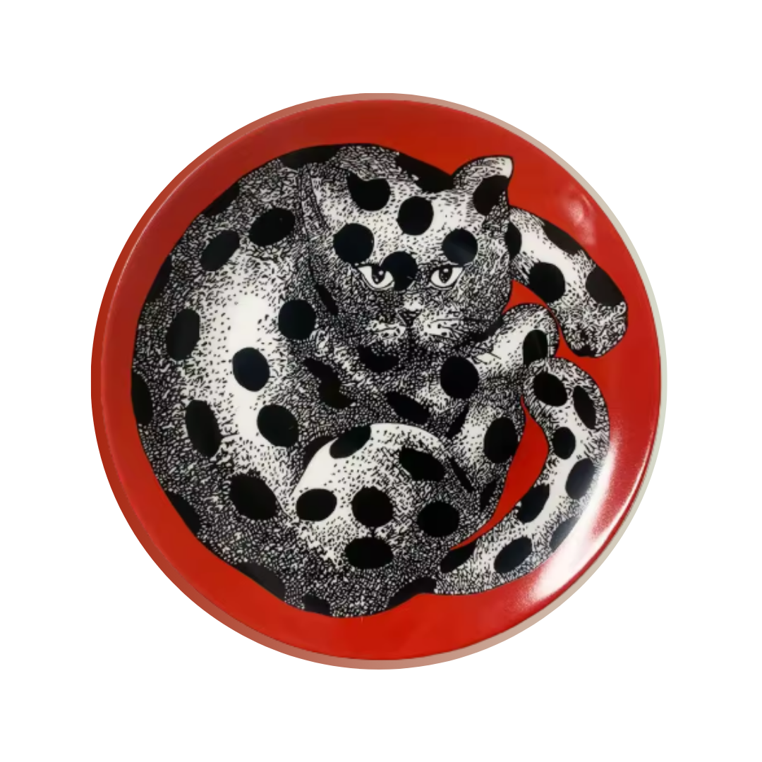 8" Ceramic Dinner Plates | Italian-Inspired Surreal Art for Table or Wall (Limited Edition)