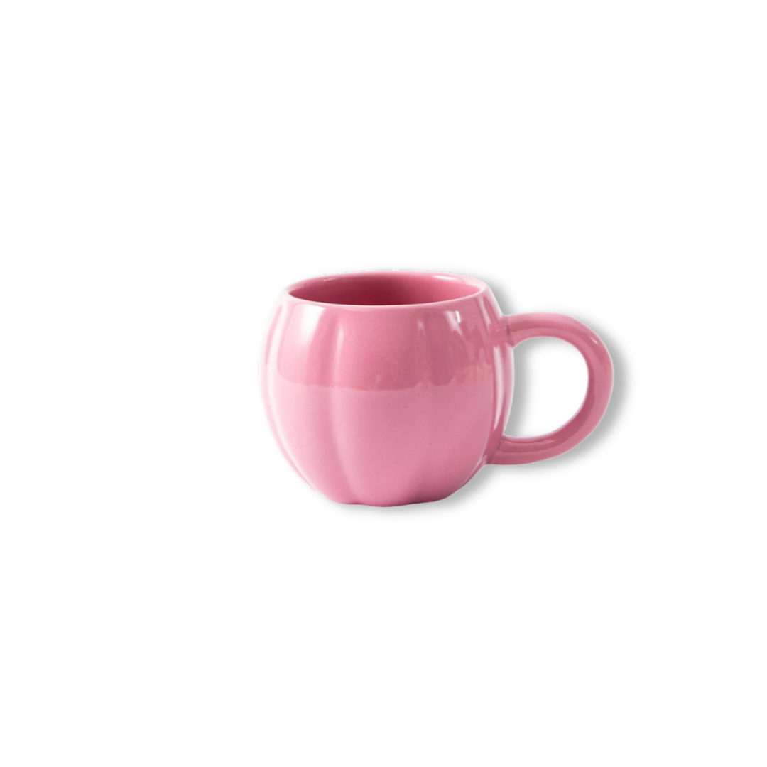 10 oz Pink Pumpkin Coffee Mug | Limited Edition Ceramic Halloween & Fall Gift